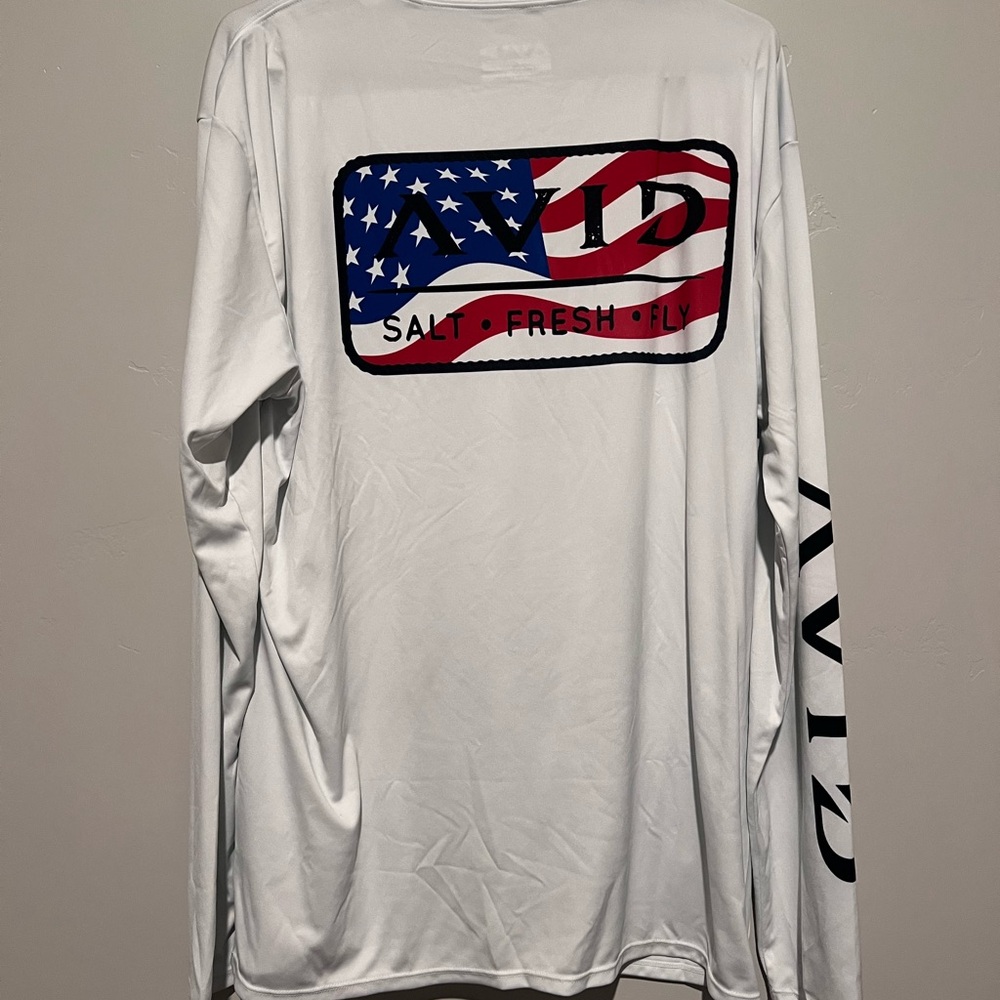 White Long Sleeve Men's Shirt